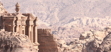 Petra Deir Reise Jordanien