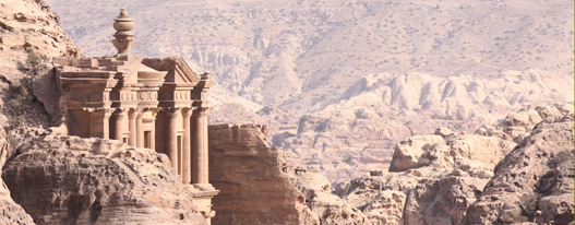Petra Deir Reise Jordanien
