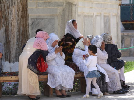 Betende Naqshbandi Buchara Rundreise Usbekistan