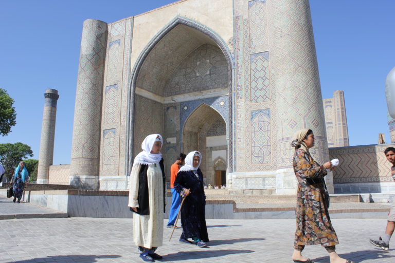 Bibi Khanoum Frauen Samarkand Usbekistan Reise