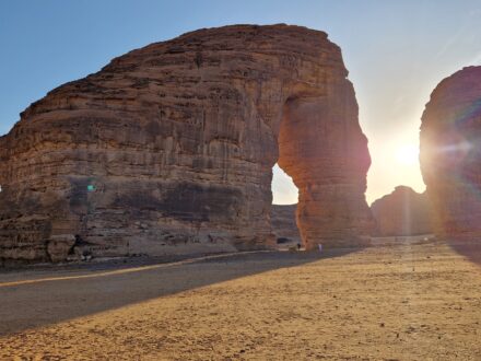 Elefantenfelsen Al Ula Reise Saudi-Arabien